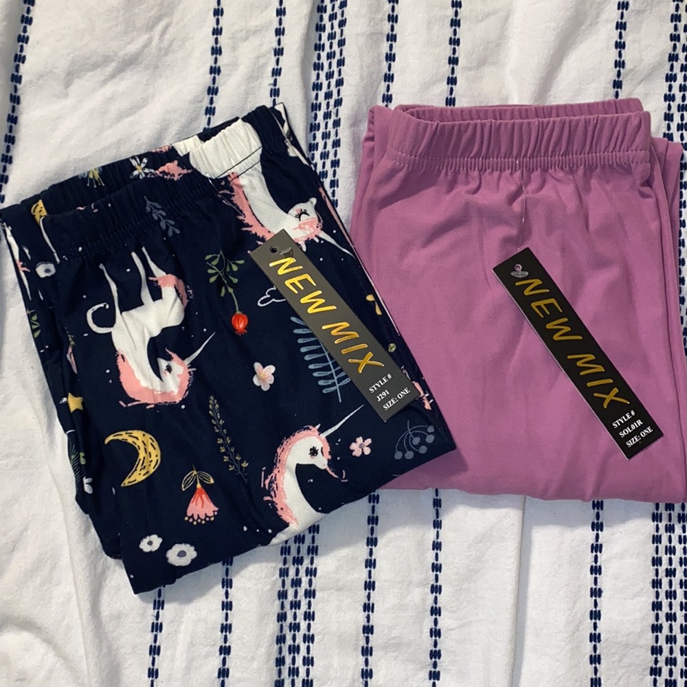 2 pairs of New leggings